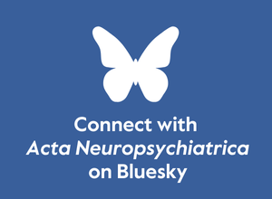 Acta Neuropsychiatrica on Bluesky