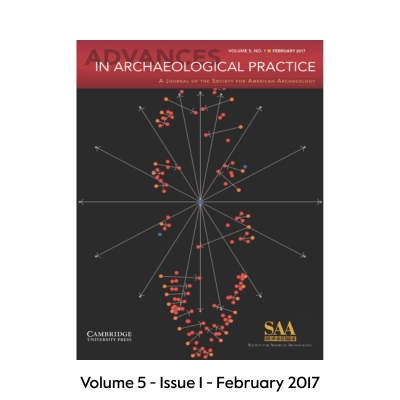 Cover of the February 2017 issue of 'Advances in Archaeology', Volume 5 Issue 1.