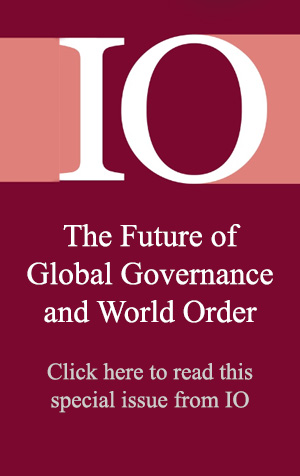 IO The Future of Global Governance and World Order Core banner