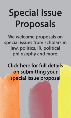 Call for Special Issue Proposals banner