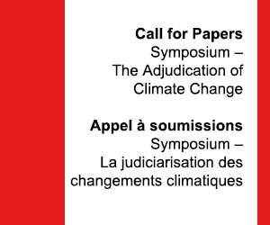 Call for Papers for a CYIL Symposium on the Adjudication of Climate Change