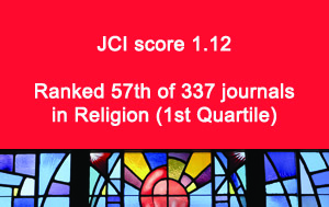 Metrics for Ecclesiastical Law Journal