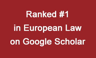 EJRR is ranked first in Google Scholar for European Law journals