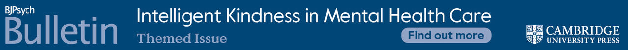 Intelligent Kindness in Mental Health Care Themed Issue