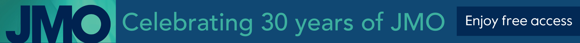 JMO Celebrating 30 years of JMO. Enjoy free access